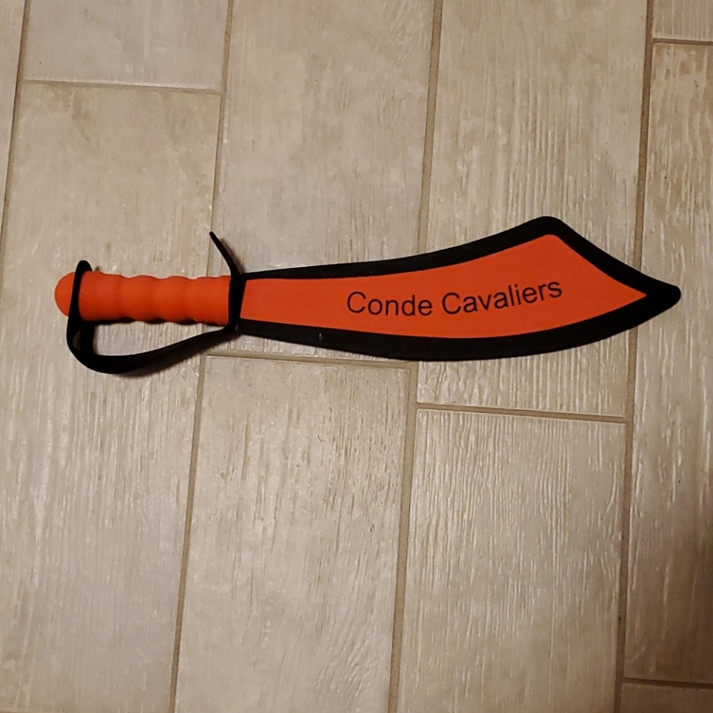 Red and Black Conde Cavaliers Sabre